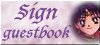 Sailor Mars style-- Sign guestbook button